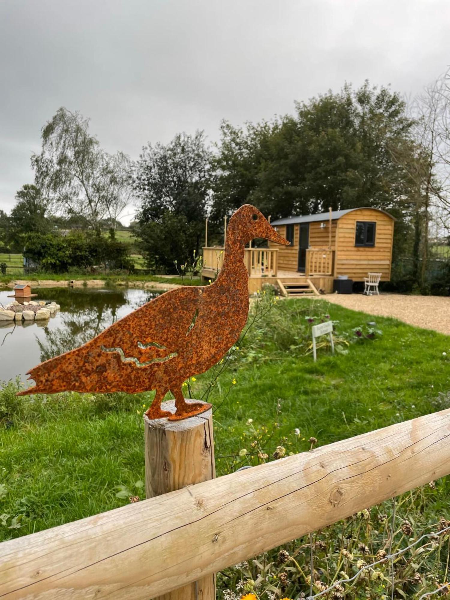 Rusty Duck Retreat Shepherds Hut Shedfield Ngoại thất bức ảnh